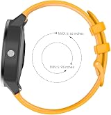 ISABAKE 20mm Silicone Watch Strap for Garmin Vivoactive 6/5/3 Forerunner view 7