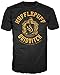 Harry Potter Hufflepuff Quidditch Mens Hogwarts T-Shirt (Small, Black)