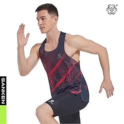Sanken Men's Seamless Running Tank Tops Ultra