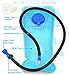 Aduro Sport Hydration Backpack [Hydro-Pro], 1.5L / 2L / 3L BPA Free Water Bladder, Unisex, Water Resistant, Durable, Light Weight, Adjustable Sizing (Blue, 2 Liters (67 Fl. Oz))