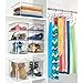 iDesign Plastic Stackable Closet Organizer with Lid, Home Organization Storage Box for Clothes, Toys, Bedroom, Dorm, Office, and More, Medium, Clear