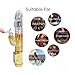 Tracy's Dog Flirt Rotating Bullet 36-frequency Thrusting Strong Powerful Vibrating G-spot Stimulation Vibrator Clit Masturbation Dildo (Golden)