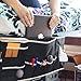Bedside Caddy Organizer with 12 Pockets Hanging Storage Perfect for College Dorm Rooms and Bunk Beds. Large Size Holds Your Tissues, Books, Tablet, Phone, Water Bottle, and More