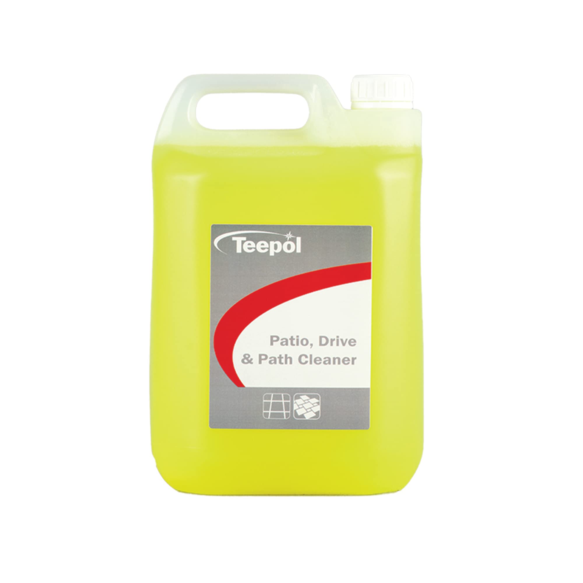 Teepol Patio Cleaner Fluid - Multi-Purpose Driveway Cleaner – Removes Dirt, Oil & Algae, Ideal for Patios, Paths & Driveways, Easy Rinse Formula, 5L