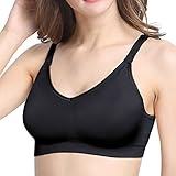 Women's Seamless Nursing Bra Padded Maternity Comfort Sleep Bralette