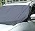 Magnetic Windshield Sun Shade Waterproof Winter Ice Snow Shield Cover Car Front Windscreen Rain Frost Sunshade Cool Down Interior Temperature for All Sizes SUV CRV RV Easy Use