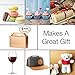 Giovanni Grazielli Decorative Gold Craft Cardboard Gift Boxes Set of 6 with Lids and Handle 11x7x4 inches, for Different Occasions Like Holiday Wedding Birthday Easter Bridesmaid Parties