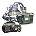 BORUIT RJ-5000 6000 Lumens Bright Headlight Headlamp Flashlight Torch CREE XM-L2 3 T6 3T6 LED with Rechargeable Batteries & Wall Charger for Hiking Camping Riding Fishing Running Hunting
