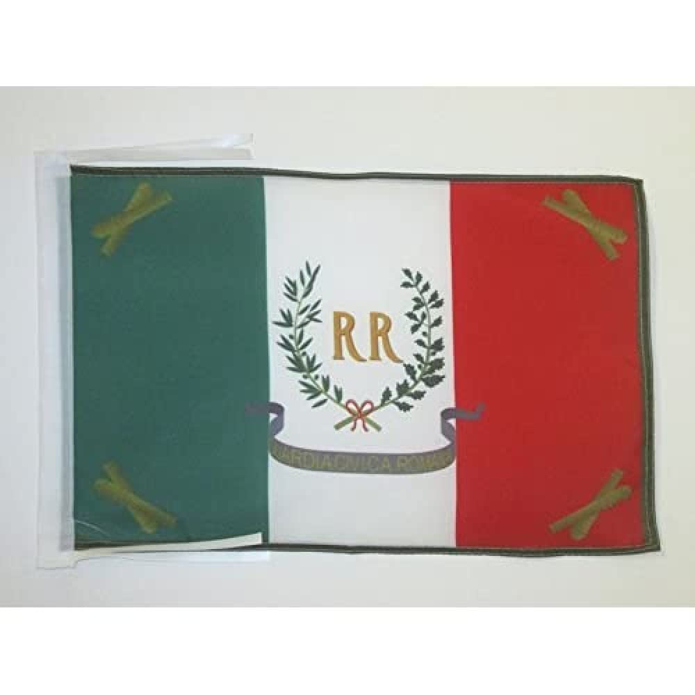 AZ FLAG - War Roman Republic Flag - 18'' x 12'' - 100% Polyester Italy military Small Banner with Two Cords - Fade Resistant - Vivid Colors - 18x12 in - 45x30 Cm