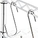 RuiLing Chrome Finish Steel S hook Cookware Universal Pot Rack Hooks Sturdy Hanging Hooks - Multiple uses for Kitchenware, Pots, Utensils, Plants, Towels - Set of 10
