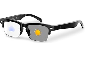 padom Smart Glasses, Open-Ear Sound Mic &amp; Speakers, Smart Audio Polarized Sunglasses with Photochromic Lenses, IPX4 Waterproof, Voice Assistant, Unisex Bluetooth Glasses for Travel, Working &amp; Driving4.1 out of 5 stars 1461 offer from $17.99