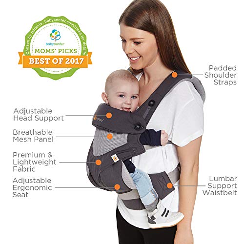 Ergobaby 360 AllPosition Baby Carrier with Lumbar Support (1245