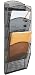 Greenco Mesh 5 Slot Wall Mounted Magazine Rack Holder, Black (GRC2579)