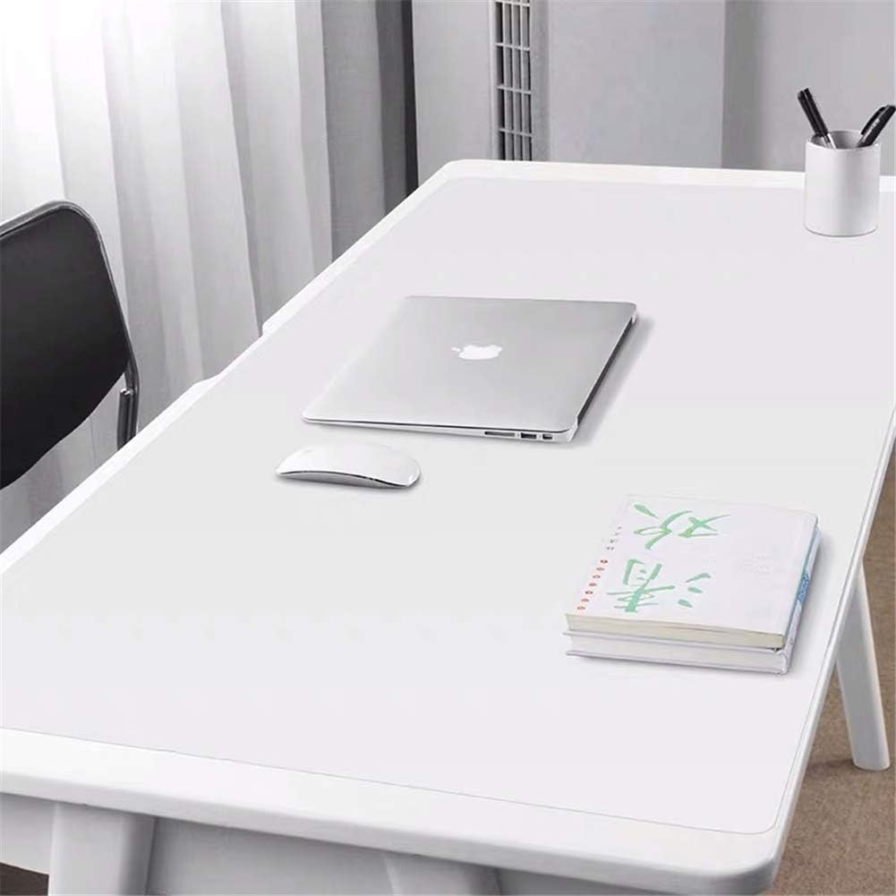LL-COEUR XXL Leather Mouse Pad Gaming Keyboard Mat Waterproof Table Mat (900 x 450 x 2 mm, White) - Image 5