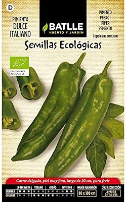 Semillas ECOLÓGICAS huerto lote 10 sobres (Tomate, Pimiento ...
