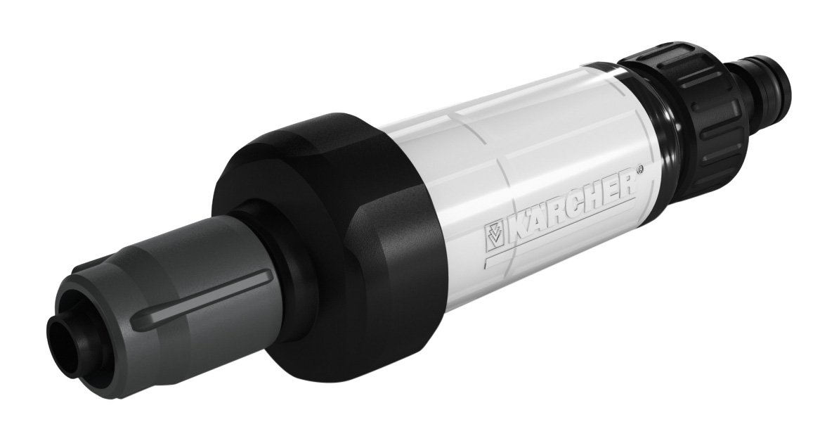 Kärcher 2.645-225.0 Particle Filter for Garden Irrigation System, Black, White