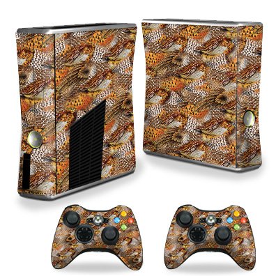 MightySkins Skin Compatible with Xbox 360 S Slim + 2 Controllers – Pheasant Fea…