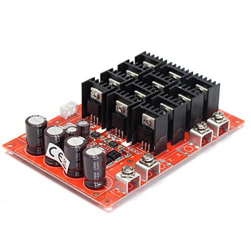 ELEGIANT DC 10-50V 60A High Power Motor Speed Controller PWM HHO RC Driver Controller Module 12V 24V 48V 3000W Extension Cord with Switch