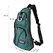Vanlison Sling Bag, Chest Bag, Sling Backpack Shoulder Bag For Men Women Lake Blue