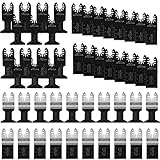 EONLION 50 Metal Wood Universal Oscillating Multitool Quick Release Saw Blades Kit Fein Multimaster Porter Cable Black&Decker Bosch Dremel Craftsman Ridgid Ryobi Milwaukee Dewalt Rockwell 20 for Metal