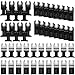 EONLION 50 Metal Wood Universal Oscillating Multitool Quick Release Saw Blades Kit Fein Multimaster Porter Cable Black&Decker Bosch Dremel Craftsman Ridgid Ryobi Milwaukee Dewalt Rockwell 20 for Metal primary