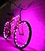 N&M Products Bike Wheel/Lights - Colorful Light Accessory for Bike - Perfect for Burning Man (Pink)