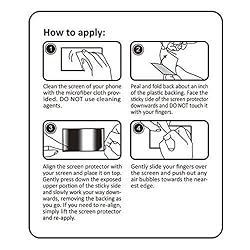KIQ 2 Pack Tempered Glass Screen Protector for iPad