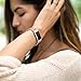 hooroor Fitbit Charge 2 Bands Small & Large for Women Men Girls, Milanese Loop Stainless Steel Metal Bracelet Strap with Unique Magnet Lock, No Buckle Needed for Fitbit Charge 2 (Rose Gold, Small)