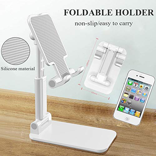 Babacom Handy Ständer, Tablet Ständer Verstellbare Winkel Höhe Aluminium Kratzfest kompatibel,Halterung für Ipad Phone,Samsung,Huawei,Xiaomi