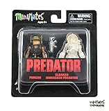 Minimates Predator Series 4 Poncho & Cloaked Unmasked Predator 2-Pack