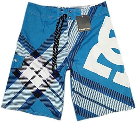 Cimoneye Men's Outsize Checkered Beachwear Quickdry Boardshort Trunks Pants 44/US 22/UK 26