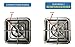 DuraCasa Bed Risers - Raises Your Bed or Furniture to Create an Additional 3 Inches of Storage! Reinforced New Heavy-Duty Design to Hold Over 2000 LBS! Desk, Sofa, and Chair Lift (Set of 4 Risers)