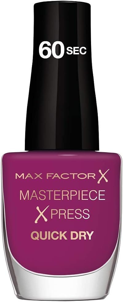 Max Factor Masterpiece Xpress Pretty As Plum Nail Polish 60s Dry