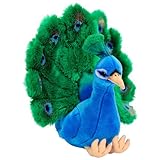 FAO Schwarz 15 inch Plush Peacock - Blue/Green
