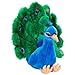 FAO Schwarz 15 inch Plush Peacock - Blue/Green