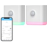 THIRDREALITY Multi-Function Night Light 2 Pack, Zigbee Repeater, 3-in-1 Combines a Motion Sensor, a Illumination Sensor and RGB Color Night Light, 1-100% Adjustable Brightness, Zigbee hub Required
