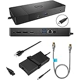 Dell Docking Station WD19S 180W Dual Monitor with 130W Power Delivery USB-C + HDMI + Dual DP Port - Ultimate Computer &amp; Laptop,Workstation &amp; Computer Docking Station (Renewed)