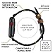 Compatible with Apple Watch Band 49mm 46mm 45mm 44mm, Leather Silicone Hybrid iWatch bands for Men Replacement Loop Vintage Sports iWatch Strap for Series Ultra 10 9 SE, Brown