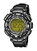 Casio Men's PAG240-1BCR Triple Sensor Solar Pathfinder Green Digital Resin Strap, Black