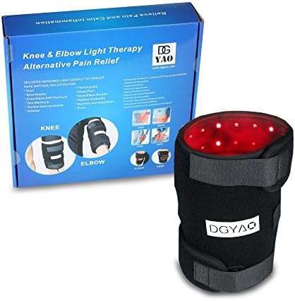 Red Light Near Infrared Therapy Led Benefits Arthritis Pain Reliever Home Use Wearable Wrap Deep Penetrating Heals Lighting Wrap Relief for Knee Elbow Joints Feet ursitis, Arthritis,Sore Joint Muscle
