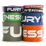 Fury Fitness Resistance Bands - High-Performance Pull Up & Resistance Bands - Perfect for Any Workout or Exercise including: Crossfit - P90X - Pilates - Easily Targets: Legs - Arms - Back - Shoulders