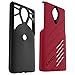 OTTERBOX Achiever Series Case for OnePlus 3/3T - Retail Packaging - NIGHTFIRE (Flame RED/Black)