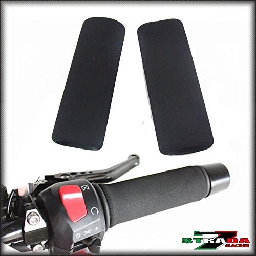 Strada 7 Motorcycle Foam Grip Covers fits Honda Shadow 400 Silver Wing 600