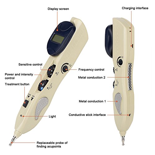 Acupuncture Pen Meridian Energy Pen Electro Acupuncture Care Pen Pluse Massage Rechargeable