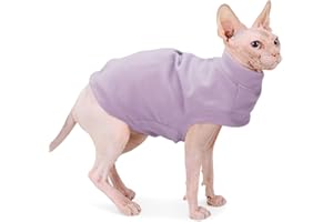 DOCIOTE Soft Fleece Dog & Cat Sweatshirt - Warm Pullover Hoodie for Small Medium Dogs & Cats - Comfortable Winter Clothes