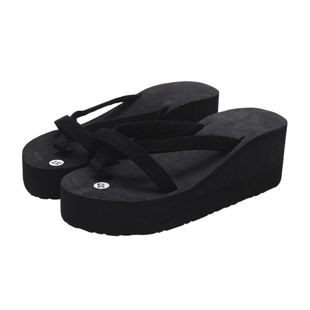 thick sole flip flops womens