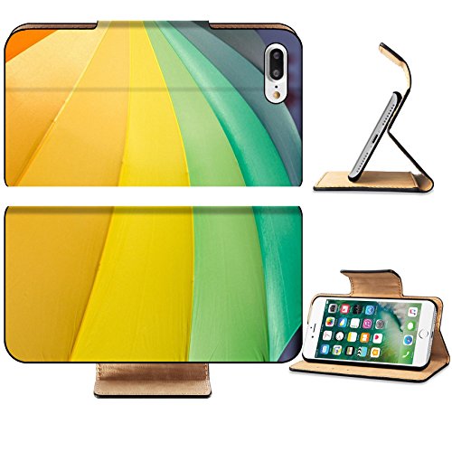 MSD Premium Apple iPhone 7 Plus Flip Pu Leather Wallet Case Format filling rainbow colored umbrella as a symbol for tolerance IMAGE 22182069 - Thumbnail 2