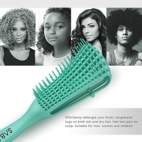Detangling Brush for Black Natural Hair Afro Texture Detangler for 3a