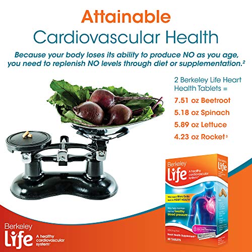 Berkeley Life Nitric Oxide Boost 1 Blood Pressure Support Supplement