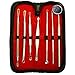 Blackhead Remover- 7pcs Pimple Comedone Extractor Tool Best Acne Removal Kit - Treatment for Blemish, Whitehead Popping, Zit Removing for Risk Free Nose Face with Leather Case